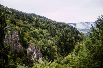 View of natural park Vysoke Tatry