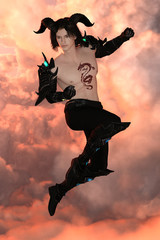  Render Handsome Magician Faun