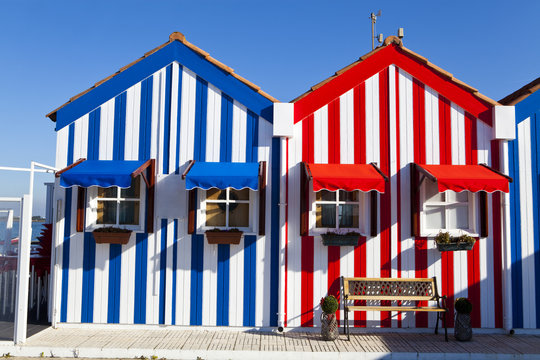 Typical Houses in Costa Nova