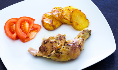 Roasted Chicken with Potatoes