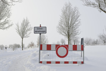 Gesperrte Strasse