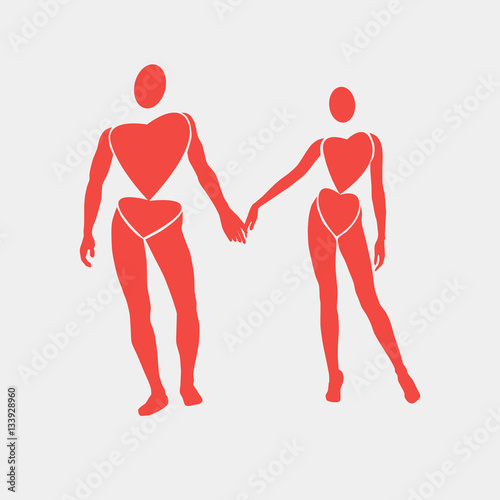"Man and woman" Stock image and royalty-free vector files on Fotolia.com - Pic 133928960