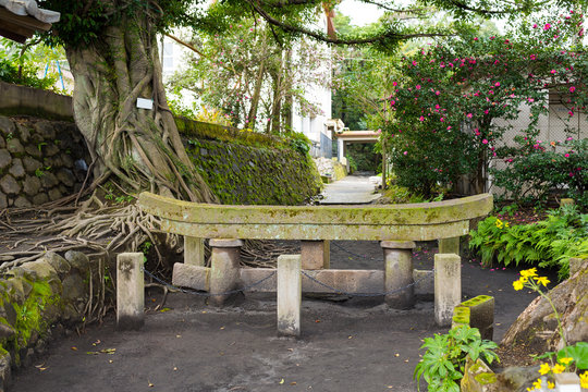 Kurojin buried torii