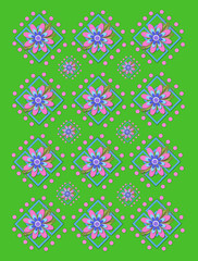 Garden Trellis in Green