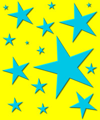 Big and Small Stars on Yellow
