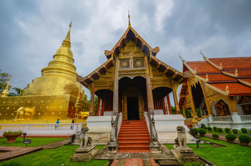 Obraz premium Tempel in Chiag Mai, Thailand