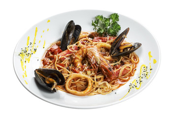Seafood spaghetti