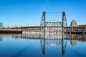 Steel Bridge Reflection