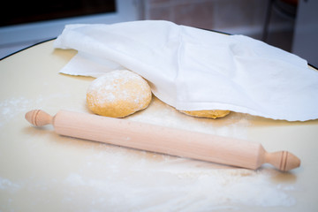 Homemade dough for baking
