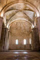 Dans l'Abbaye de Montmajour près d'Arles