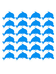 Pattern design cool cute cute comic cartoon baby child small delfin © Style-o-Mat-Design