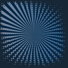 Abstract creative concept vector comic pop art style blank, layout template with clouds beams and isolated dots pattern on background. For sale banner, empty bubble, illustration halftone book design