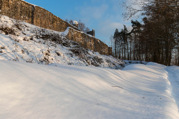 Wintertag auf der Burgruine Runding 1