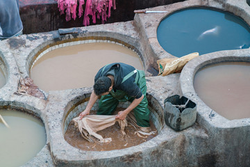 view of old medina in Fes
