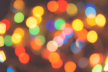 colourful soft bokeh background.