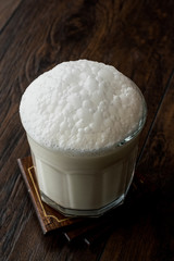 Turkish Drink Ayran or Kefir / Buttermilk made with yogurt.