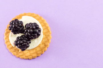 fresh blackberry cookies