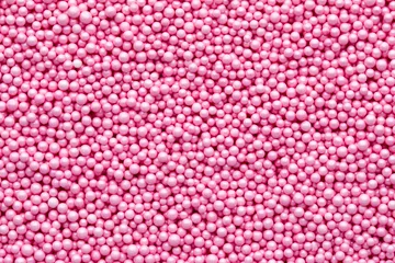 Abwaschbare Fototapete Multicoloured sweet sugar balls. Small ball pattern. © gitusik
