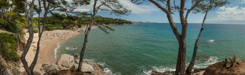 Fototapeta premium Platja d'Aro Beach at Gerona