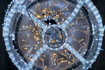 Christmas decotations, closeup photo