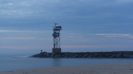 Lighthouse at the inlet.