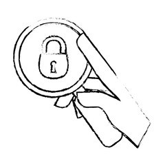 security or privacy related icons image vector illustration design 
