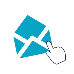 message envelope mail related icons image vector illustration design 