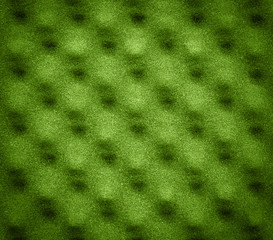 Green acoustic foam pattern for texture or background, greenery color of the year 2017