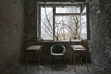 Cribs in Pripyat Hospital