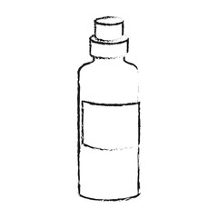 bottle of water icon over white background. vector illustration