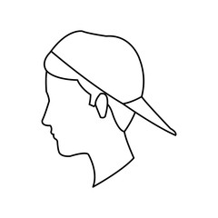 man face cartoon icon over white background. vector illustration