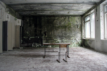 Fototapeta na wymiar The Empty Classroom