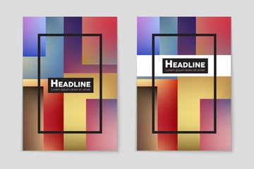 Abstract vector layout background set. For art template design, list, page, mockup brochure theme style, banner, idea, cover, booklet, print, flyer, book, blank, card, ad, sign, sheet,, a4.