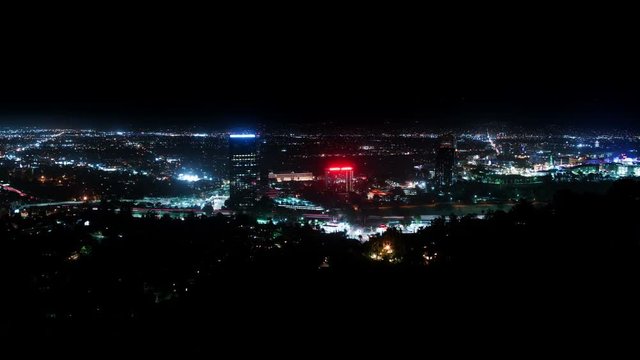San Fernando Valley Night Time Lapse 19 Zoom In