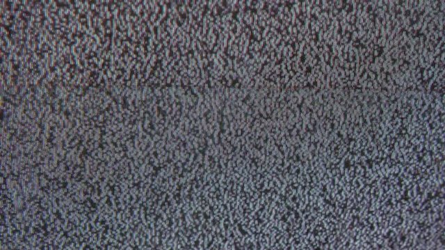 noise bad tv signal interference screen the television