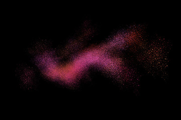 Abstract dust design for use as background