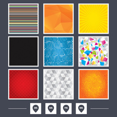 Sale pointer tag icons. Discount symbols.