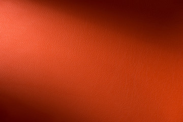 Bright red leather swatch