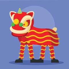 chinese lion dance