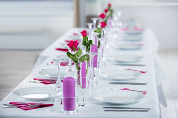 Wedding Setting With Flower