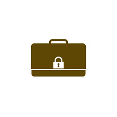 Icon of secured briefcase