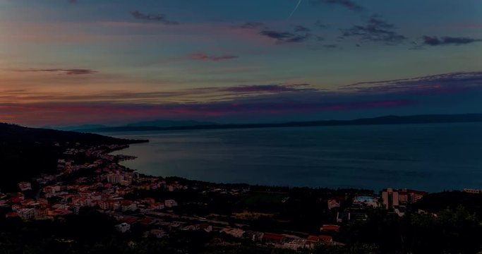 Sunrise time lapse Tucepi