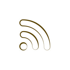 Wi-Fi symbol icon. Vector illustration