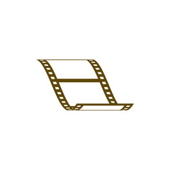 Vector blank film strip icon