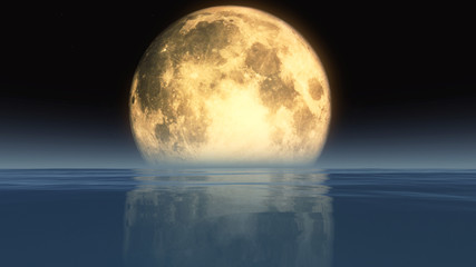 ocean and moon © aleksandar nakovski