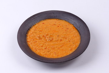  Fish curry in coconut milk with herb.