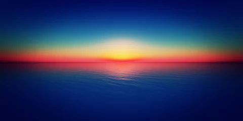 Poster sunset horizon sea © aleksandar nakovski