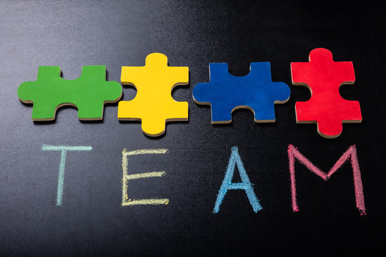 Colorful Jigsaw Puzzle Piece