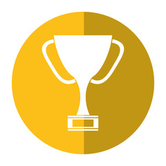 trophy award sport win sport shadow vector illustration eps 10