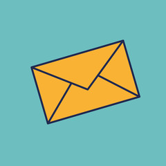envelope message isolated icon vector illustration design